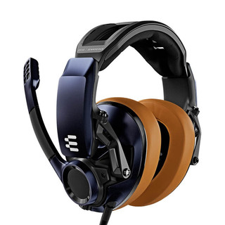 EPOS音珀森海塞尔联名款GSP602 游戏耳机头戴式 电脑耳机/耳麦 7.1声道电竞耳机有线 降噪吃鸡耳机 宝石蓝