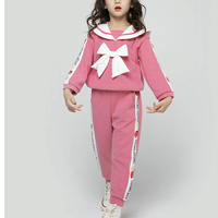 the little sugar milk baby 一米半糖 女童休闲套装