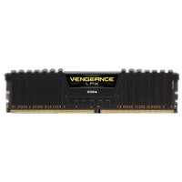 USCORSAIR 美商海盗船 复仇者LPX系列 DDR4 2666MHz 台式机内存 马甲条 黑色 32GB