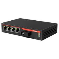 netLINK HTB-3100B/4FE 1光口+4电口 百兆光纤收发器 25km