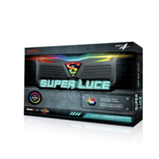GeIL 金邦 极光SUPER LUCE RGB SYNC系列 DDR4 3000MHz RGB 台式机内存 灯条 黑色 8GB