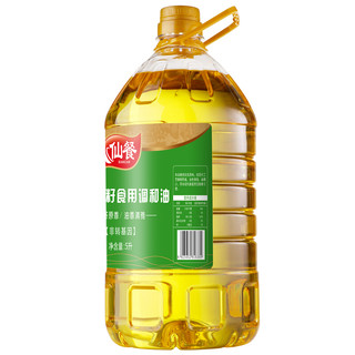 仙餐 清香菜籽食用调和油 5L