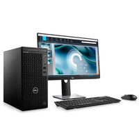 DELL 戴尔 OptiPlex 3080MT 十代酷睿版 23.8英寸 商务台式机 黑色 (酷睿i5-10500、核芯显卡、16GB、256GB SSD+1TB HDD、风冷)