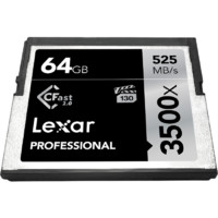 Lexar 雷克沙 CFast 3500X CF存储卡 64GB（525MB/s）