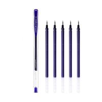 uni 三菱铅笔  um-100 拔帽中性笔 蓝色 0.5mm 单支装+5支替芯