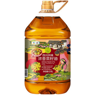 CHUCUI 初萃 四川风味 浓香菜籽油 6.18L