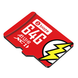 Biaze 毕亚兹 Micro-SD存储卡 64GB（UHS-I、V30、U3、A1）