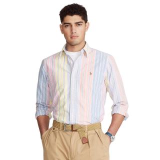 Ralph Lauren 拉尔夫 劳伦男士经典版型条纹衬衫 报价价格评测怎么样 什么值得买
