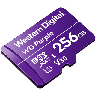 Western Digital 西部数据 WDD256G1PCA Micro-SD存储卡 256GB（UHS-I、V30、U3）