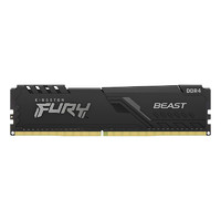 Kingston 金士顿 Fury系列 DDR4 2133MHz 台式机内存 马甲条 黑色 8GB HX421C14FB/8