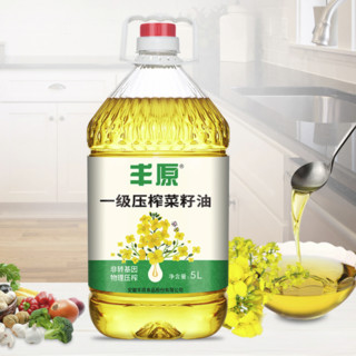BBCA FOOD 丰原食品 一级压榨菜籽油 5L