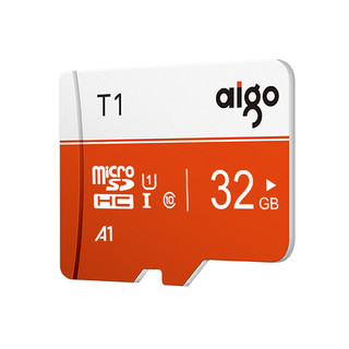 aigo 爱国者 T1 高速专业版 Micro-SD存储卡（UHS-I、U1、A1）