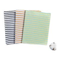 beedoll 1029 宝宝护肚围 3条双层 茶棕+墨黑+格蓝黄 73cm