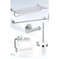 Hansgrohe 汉斯格雅 HG41728007 毛浴巾置物架挂件组合 五件套