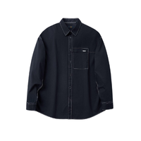 HLA 海澜之家 男士长袖衬衫 HNEAW3D003A 藏青 43