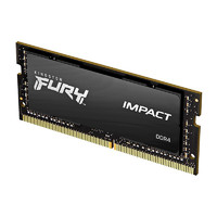 Kingston 金士顿 Impact系列 DDR4 3200MHz 笔记本内存 普条 黑色 32GB HX432S20IB/32
