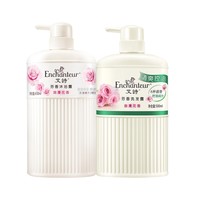 Enchanteur 艾诗 浪漫花香洗护套装 (芬香沐浴露650ml+芬香洗发露500ml)