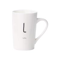 常珑 马克杯 白色款 420ml 无盖字母L