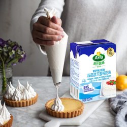 mengniu蒙牛爱氏晨曦淡奶油200ml3盒烘焙蛋糕家用动物稀奶油小包装