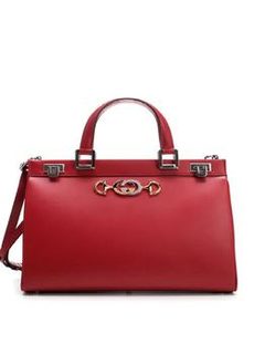Gucci Zumi Smooth Leather Medium Top Handle Bag