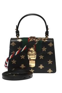 Gucci Sylvie Bee Star Mini Leather Bag