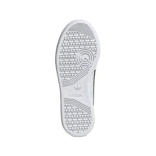 adidas ORIGINALS CONTINENTAL 80 J 男童休闲运动鞋 EG6820 白/荧光绿 36码