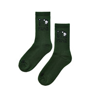 SOULGOODS 灵魂虎 男女款中筒袜 18798 松针绿