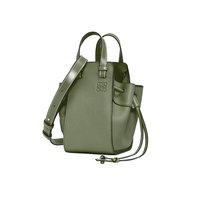 LOEWE 罗意威 Hammock系列 女士迷你柔软粒面牛皮革抽绳袋 314.12.V07 3949 Avocado Green鳄梨绿