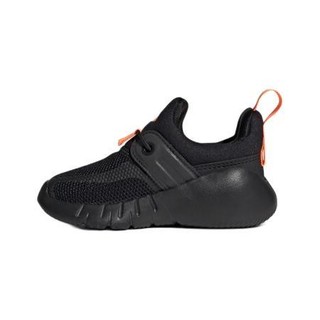 adidas 阿迪达斯 RapidaZEN I 男童休闲运动鞋 FX2699 黑色/橙黄 26.5码