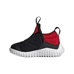 adidas 阿迪达斯 RapidaZen I 男童休闲运动鞋 EE9327 黑色/红色 26.5码