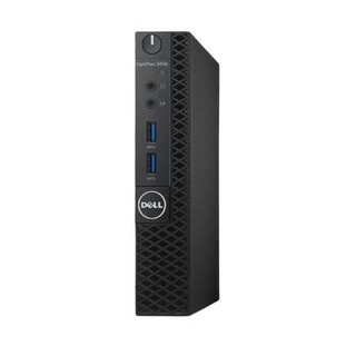 DELL 戴尔 OptiPlex 3080 MFF 奔腾版 27英寸 P2722H 商务台式机 黑色 (奔腾G6405T、核芯显卡、8GB、256GB SSD、风冷)