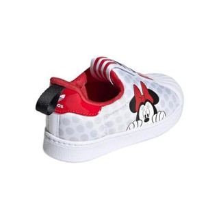adidas ORIGINALS SUPERSTAR 360 X I 女童休闲运动鞋 FX4902 银色/红/白/黑 26码