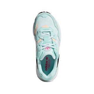 adidas ORIGINALS YUNG-96 J 男童休闲运动鞋 F35272 绿色/白色/黑色 38.5码