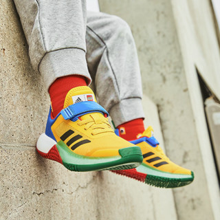 adidas 阿迪达斯 Sport EL K 儿童休闲运动鞋 FY8440 黄色/蓝色/黑色/绿色 28码