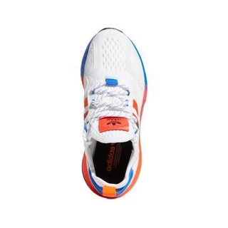 adidas ORIGINALS ZX 2K BOOST J 女童休闲运动鞋 FX9519 白/红荧光/蓝 35.5码