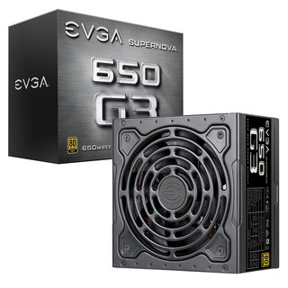 EVGA SuperNOVA 650 G3 金牌（90%） 全模组ATX电源 650W