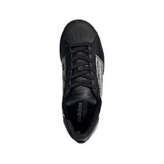 adidas ORIGINALS SUPERSTAR J 男童休闲运动鞋 FV3762 黑色/白色 38码