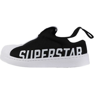 adidas ORIGINALS SUPERSTAR 360 X I 男童休闲运动鞋 EG3408 一号黑/白 19码