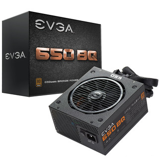 EVGA 650BQ 铜牌（85%）半模组ATX电源 650W