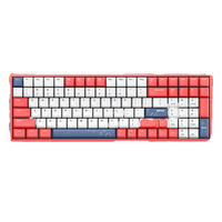 IQUNIX F96 100键 有线机械键盘 苏打气泡 Cherry红轴 无光