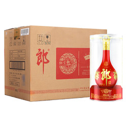 LANGJIU 郎酒 红花郎十五（15） 陈酿 53度 整箱装 高度白酒 500ml*6瓶（箱内有礼品袋3只）酱香型