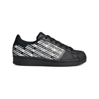 adidas ORIGINALS SUPERSTAR J 男童休闲运动鞋 FV3762 黑色/白色 39码