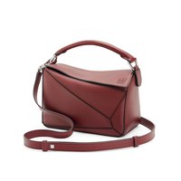 LOEWE 罗意威 puzzle系列 女士小号经典牛皮革手袋 322.30.S21 6220 berry