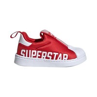 adidas ORIGINALS SUPERSTAR 360 X I 男童休闲运动鞋 EG3407 浅猩红/白色 21码