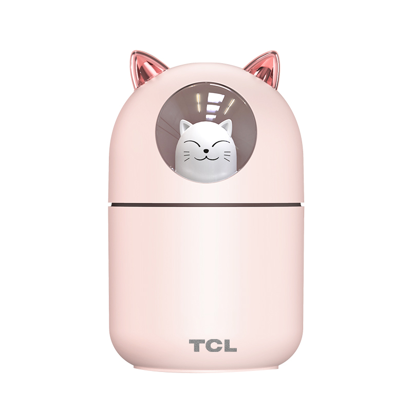 TCL加湿器USB迷你萌宠空气喷雾器氛围静音香薰灯学生宿舍孕婴家用