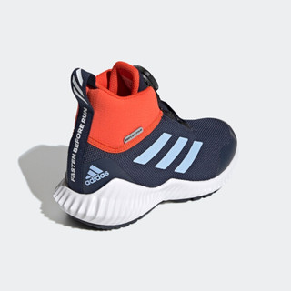 adidas 阿迪达斯 FortaTrail BOA K 男童休闲运动鞋 G27561 学院藏青蓝/橙色/浅蓝 28码