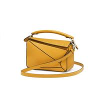 LOEWE 罗意威 Puzzle系列 女士迷你经典牛皮革手袋 322.30.U95 8144 narcisus yellow水仙黄