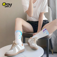 ORZYSOX 冰山薄款原创街头休闲袜夏季男女学生防臭吸汗中筒袜