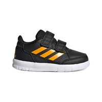 adidas 阿迪达斯 AltaSport CF I 男童休闲运动鞋 G27107 黑色/橙黄色 25.5码