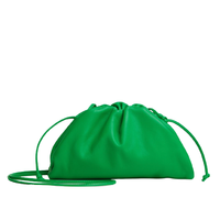 BOTTEGA VENETA 葆蝶家 POUCH系列 女士迷你手拿包 585852VCP403724 鹦鹉绿